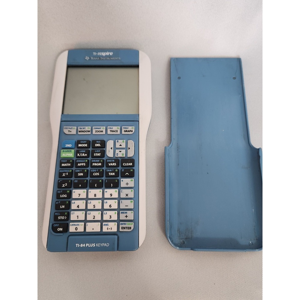 Texas Instrument TI NSPIRE Graphing Calculator W/ Cover Tested Ti 84 Plus Keypad
